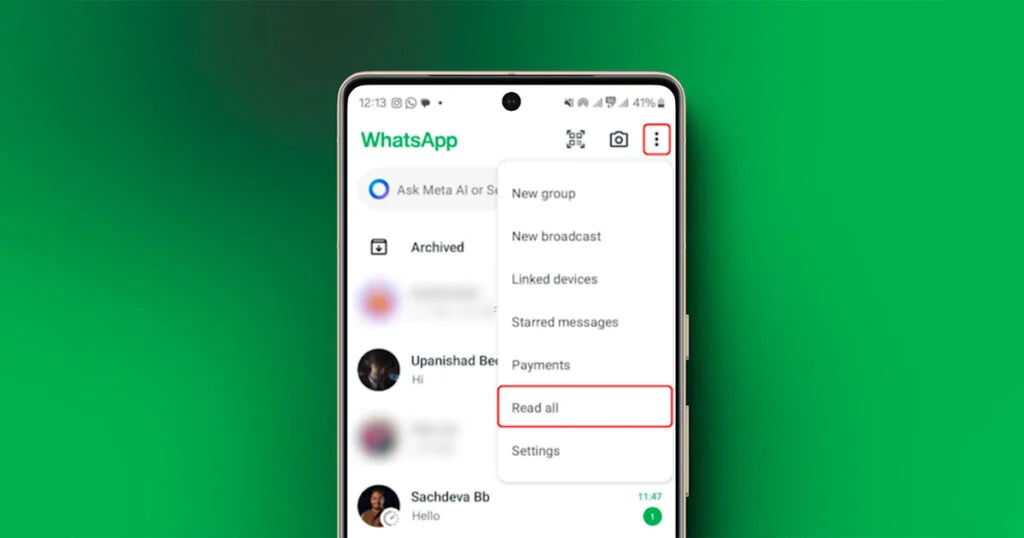 WhatsApp වලට අලුතින් එක්වන Read All Messages විශේෂාංගය